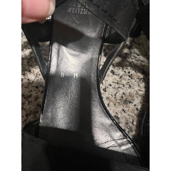 Stuart Weizmen Black strapy heels - Picture 4 of 5